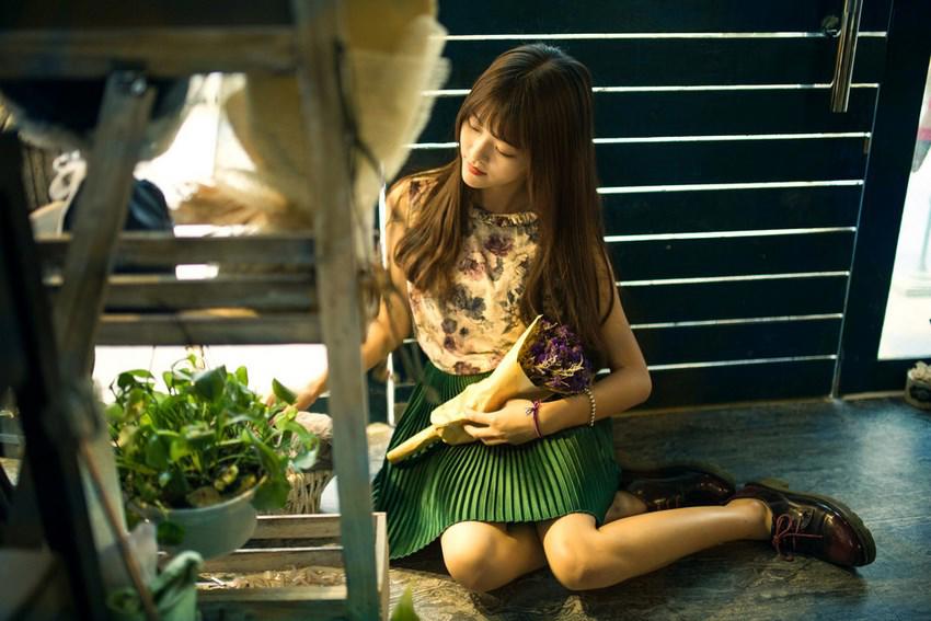 描写人物动作的优美段落